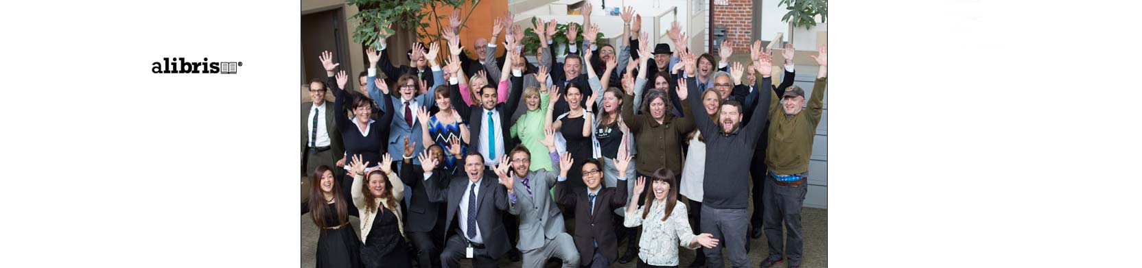 enthusiastic employees at Alibris