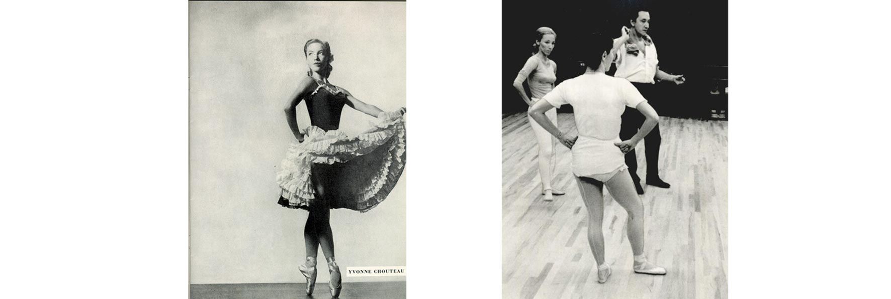 Yvonne Chouteau, husband Miguel Terekhov and Rosella Hightower