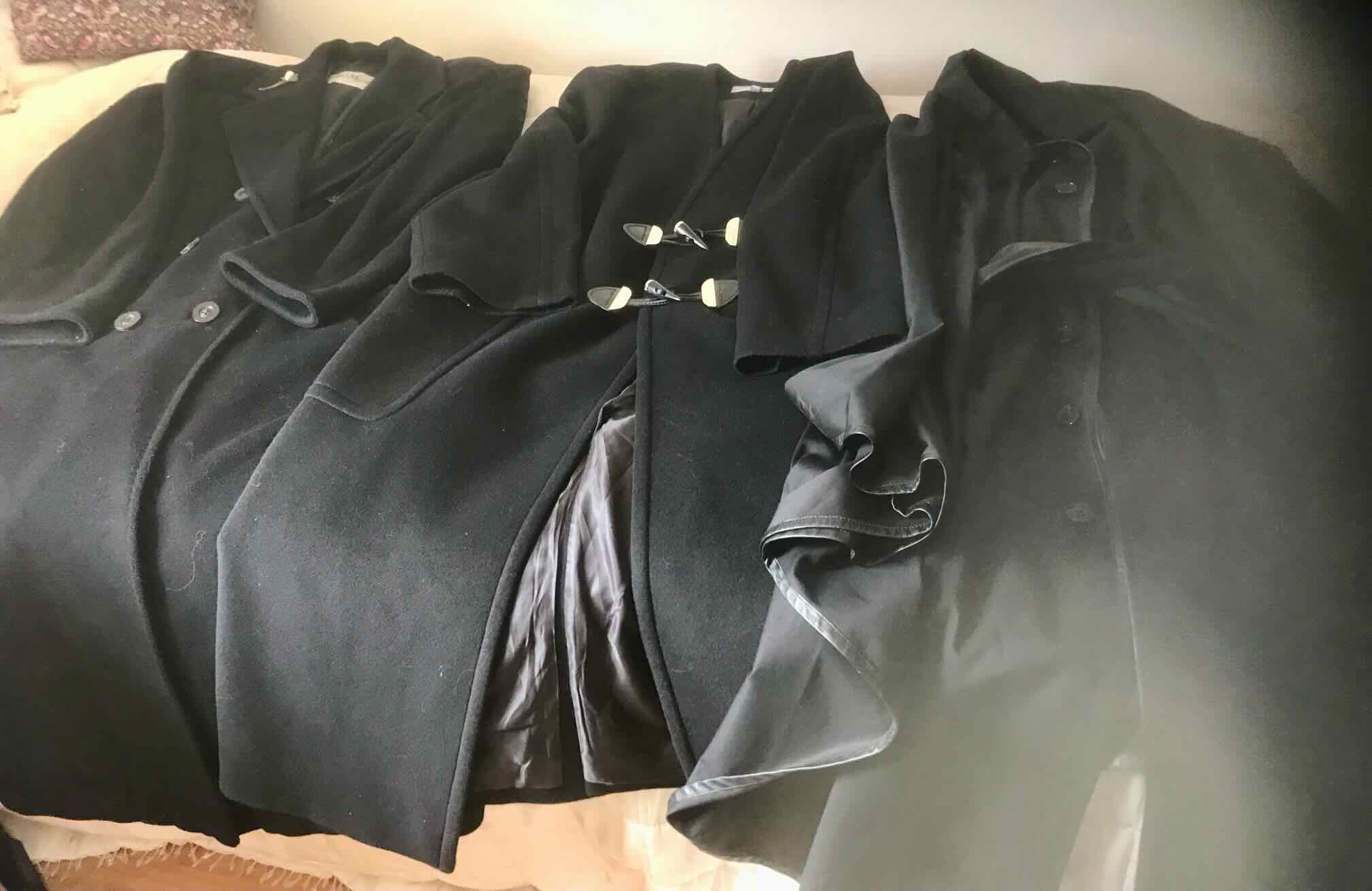 black coats