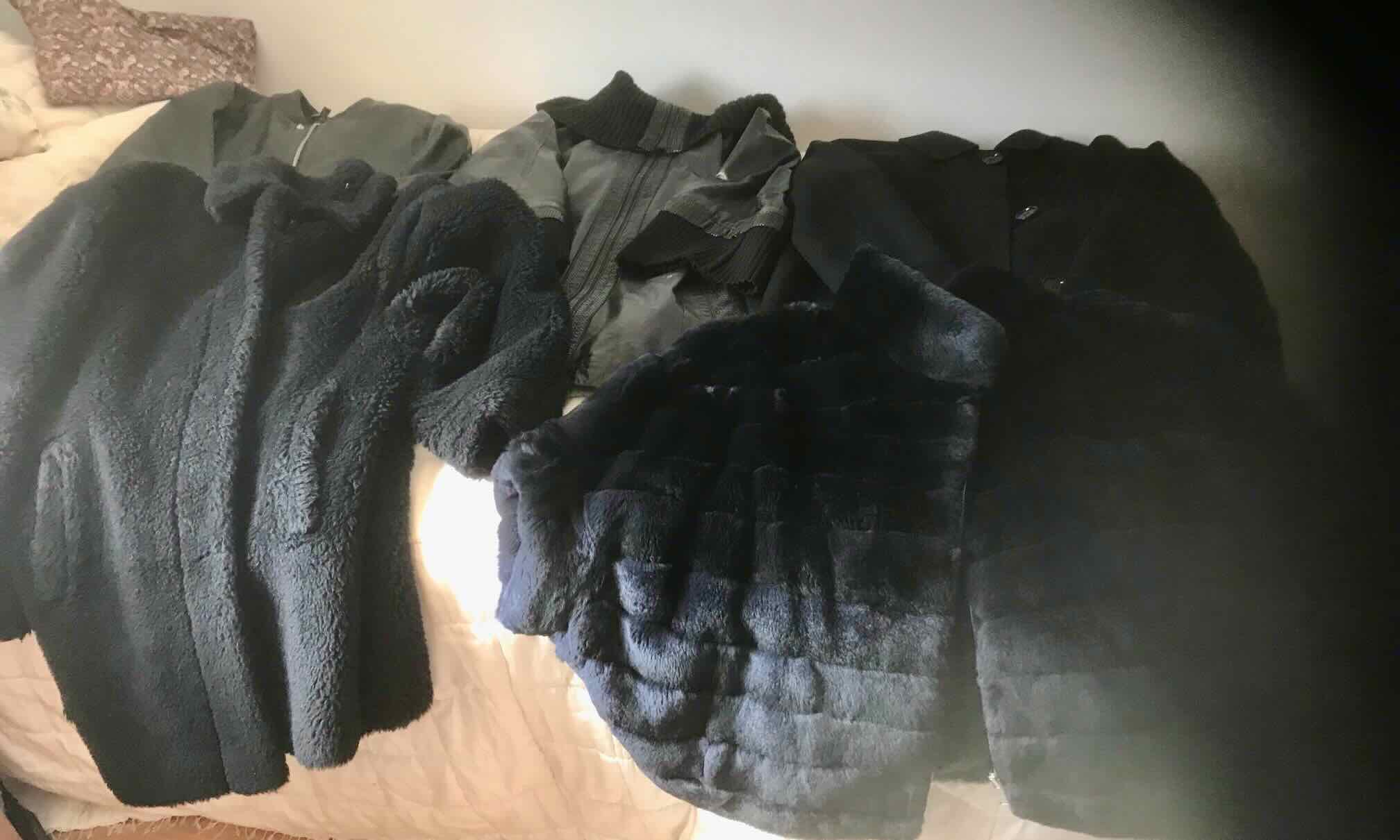 black coats