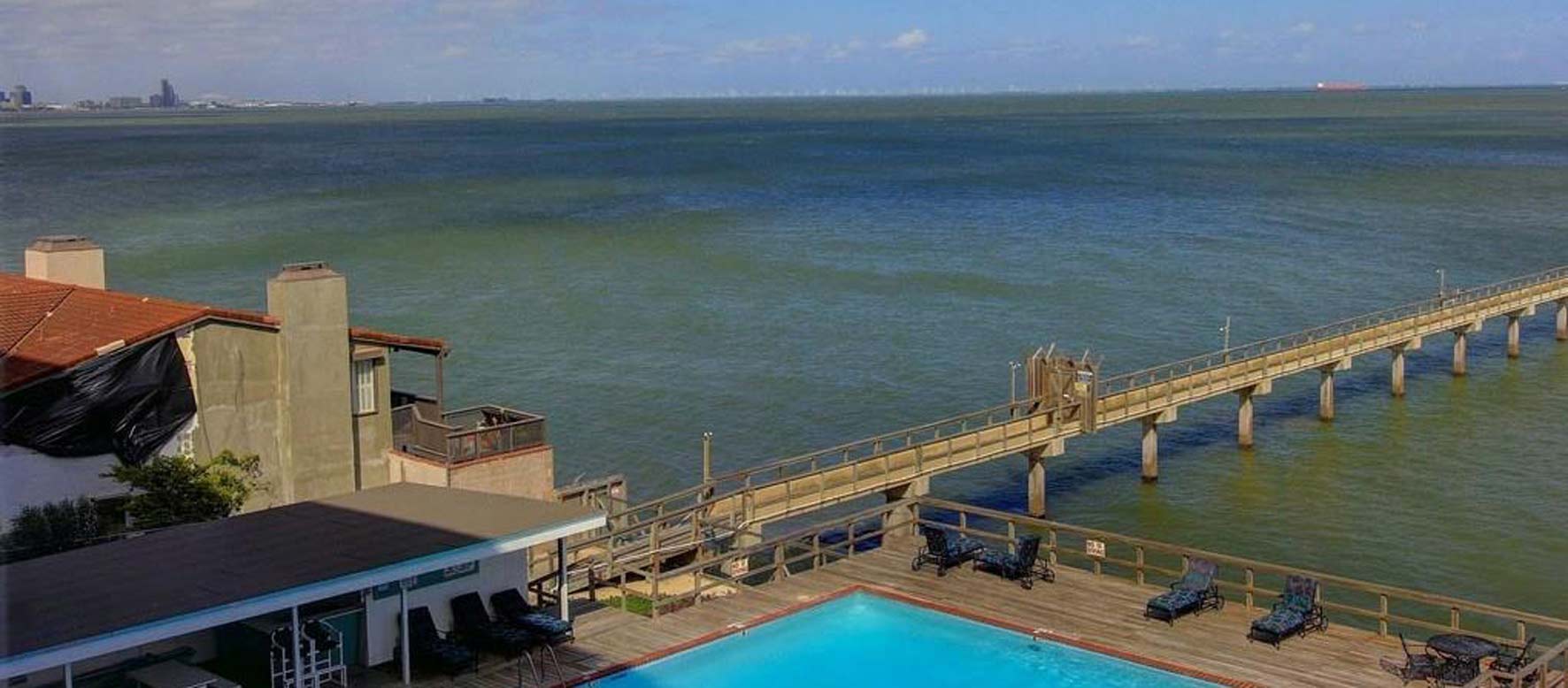 view of Corpus Christi Bay from condo