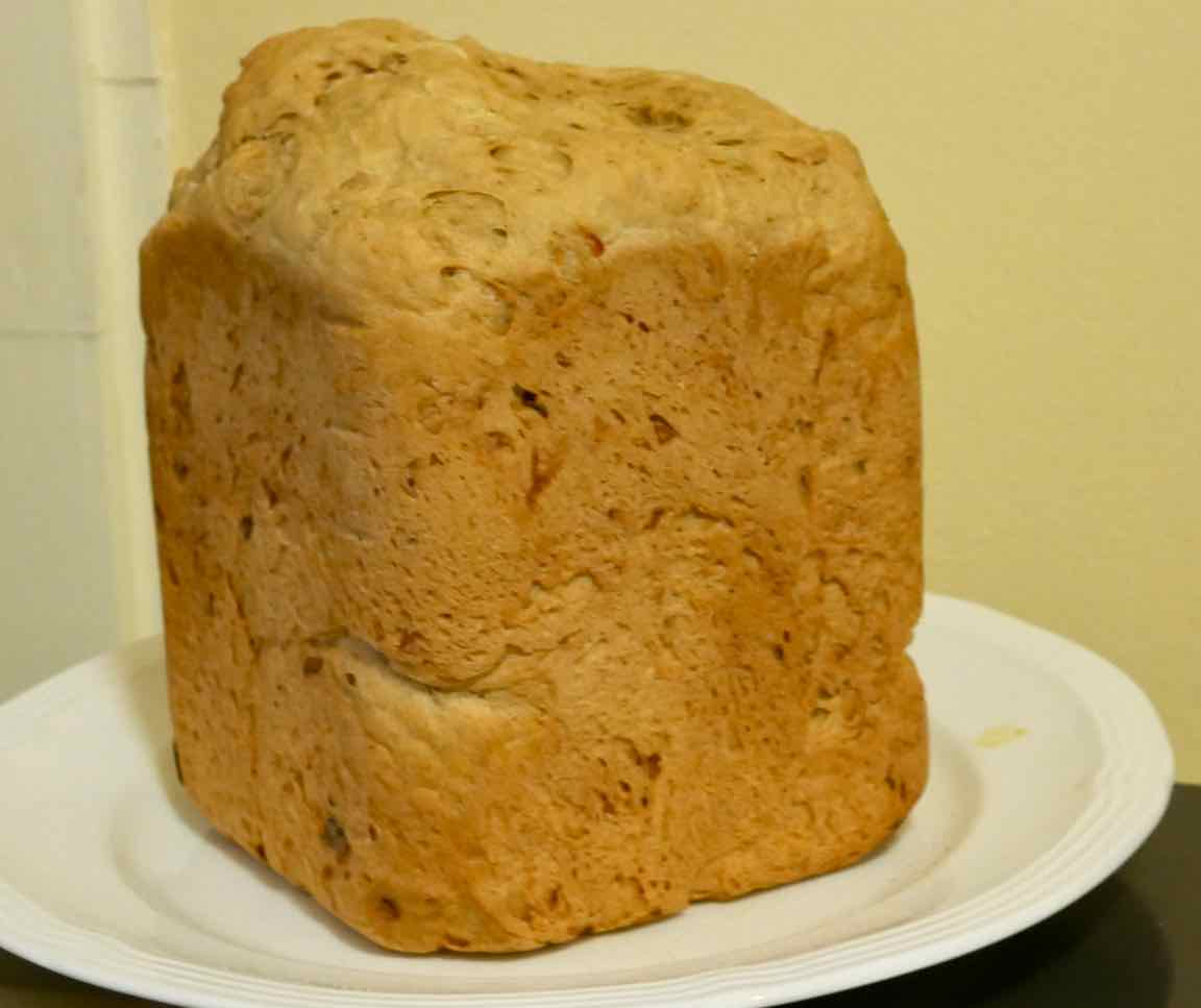 loaf of bread machine yellow squash bread